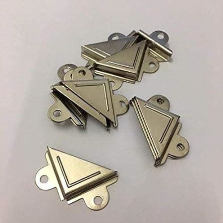 hammer in metal brackets for corner picture frames|picture frame corner reinforcement brackets.